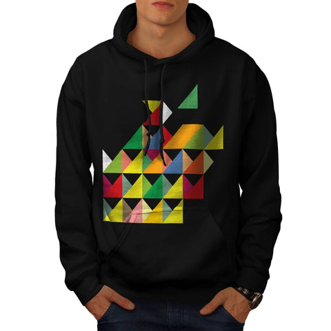 Amazing Triangle Print Mens Hoodie