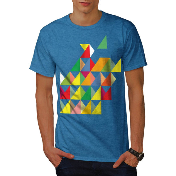 Amazing Triangle Print Mens T-Shirt