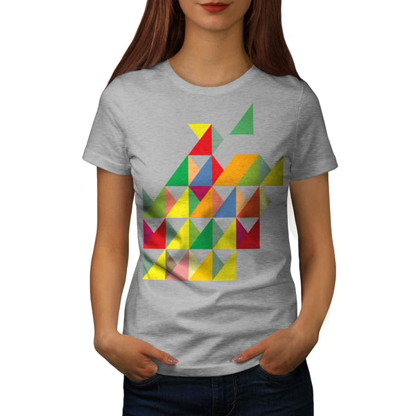 Amazing Triangle Print Womens T-Shirt