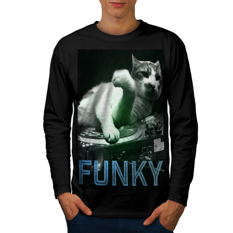 Disco Party Animal Mens Long Sleeve T-Shirt