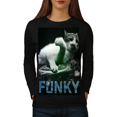 Disco Party Animal Womens Long Sleeve T-Shirt