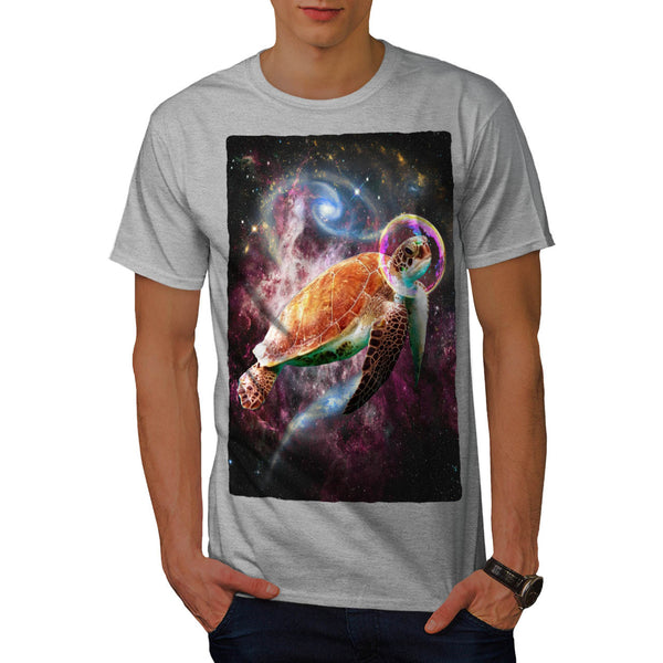 Outer Space Turtle Mens T-Shirt