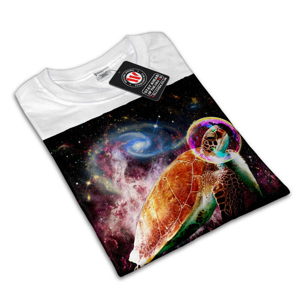 Outer Space Turtle Mens T-Shirt