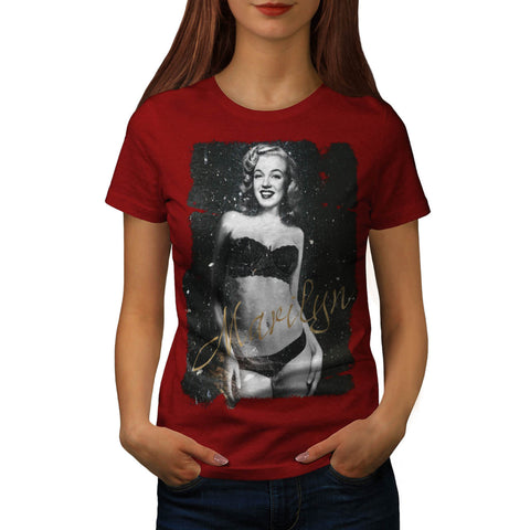 Marilyn Monroe Smile Womens T-Shirt