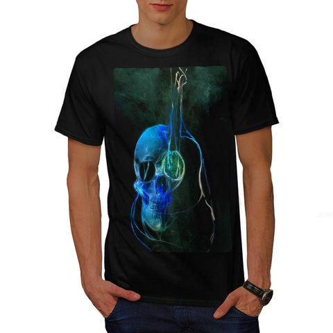 Skull Concert Glow Mens T-Shirt