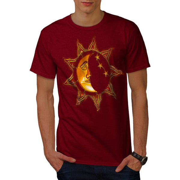 Moon Sun Atmosphere Mens T-Shirt