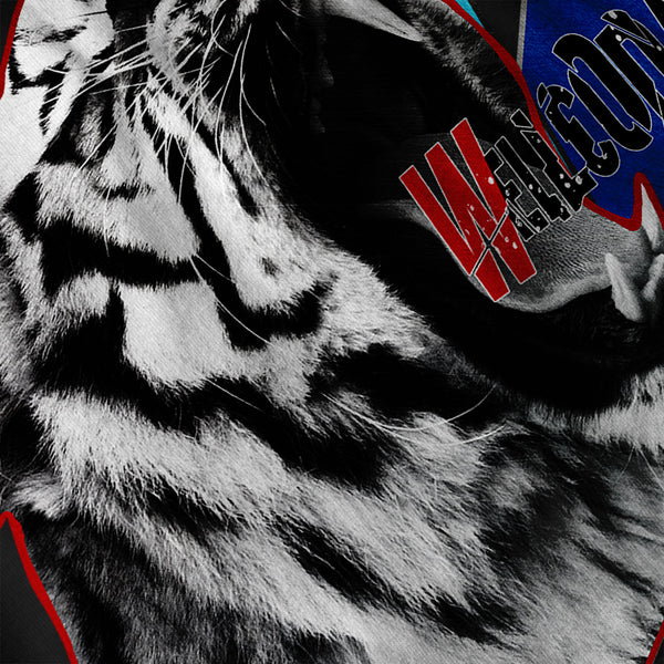 Roaring Tiger Head Womens Long Sleeve T-Shirt