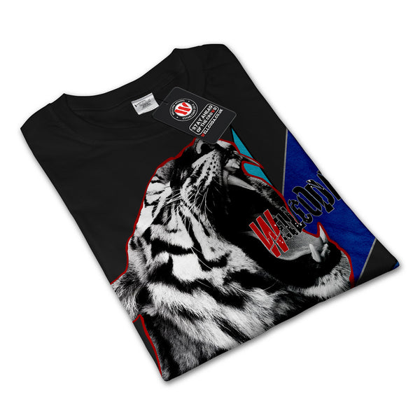 Roaring Tiger Head Womens Long Sleeve T-Shirt