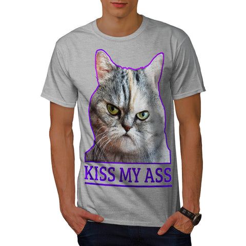 Kiss My Ass Kitten Mens T-Shirt