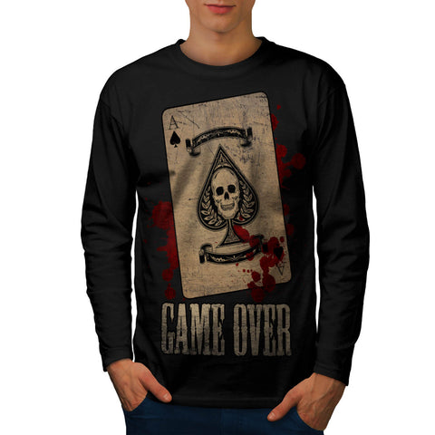 You Lose Skeleton Mens Long Sleeve T-Shirt