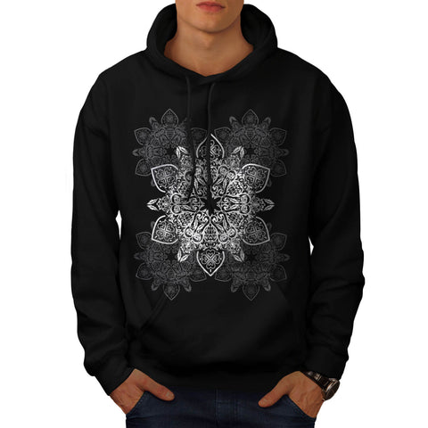 Indian Summer Pattern Mens Hoodie