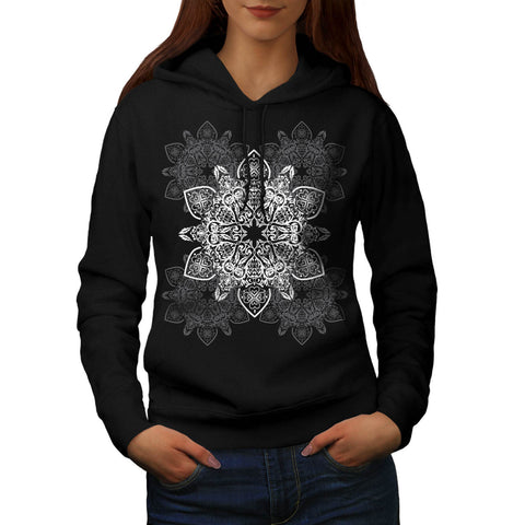 Indian Summer Pattern Womens Hoodie