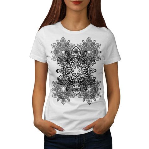 Indian Summer Pattern Womens T-Shirt