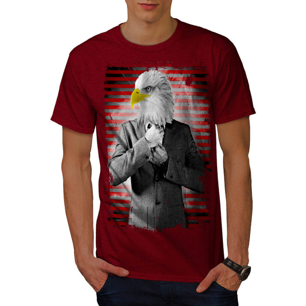 Eagle Business Man Mens T-Shirt