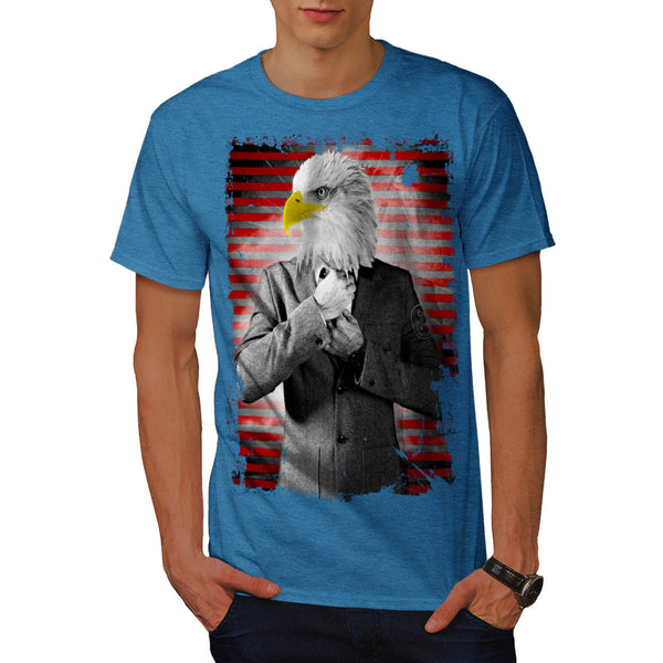 Eagle Business Man Mens T-Shirt