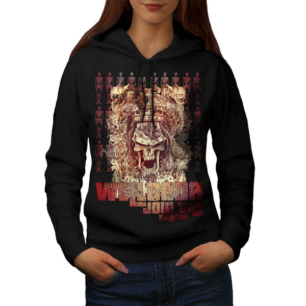 Skeleton Kingdom Womens Hoodie