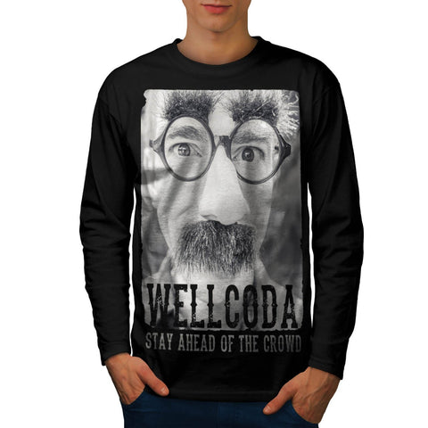 Ahead Of The Crowd Mens Long Sleeve T-Shirt