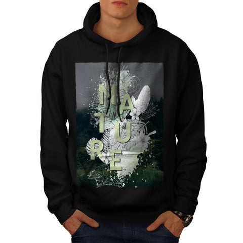 Nature Life Flower Mens Hoodie