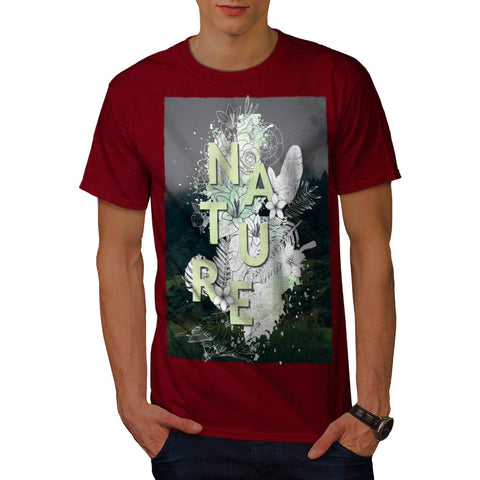 Nature Life Flower Mens T-Shirt