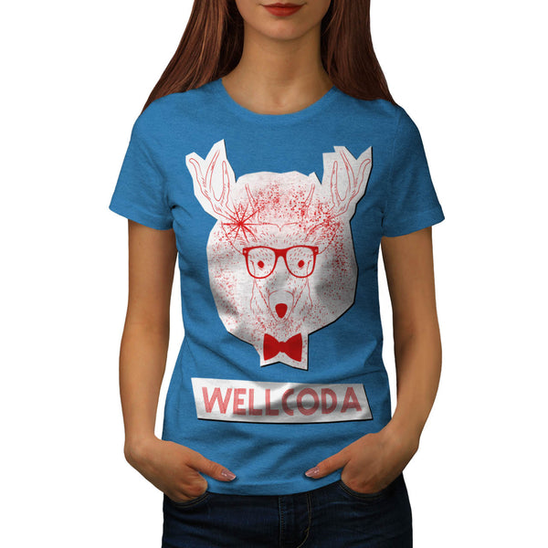 Deer Geek Gentleman Womens T-Shirt