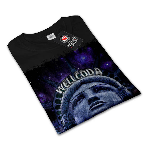 Liberty Statue US Mens Long Sleeve T-Shirt