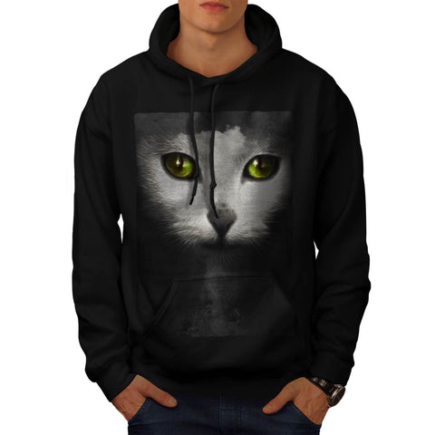 Cute Kitten Face Mens Hoodie