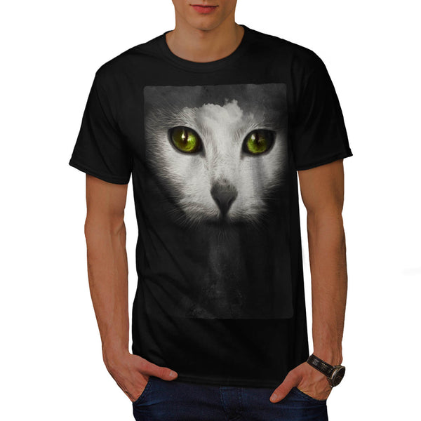 Cute Kitten Face Mens T-Shirt