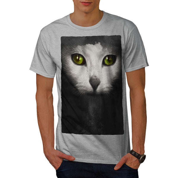 Cute Kitten Face Mens T-Shirt