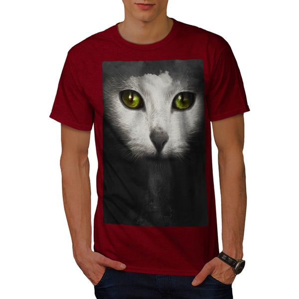 Cute Kitten Face Mens T-Shirt