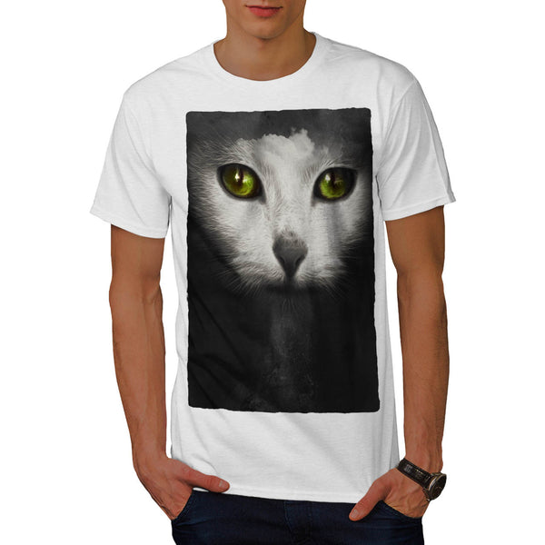 Cute Kitten Face Mens T-Shirt