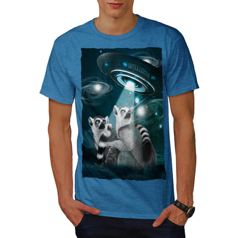 Lemur Spacecraft Mens T-Shirt