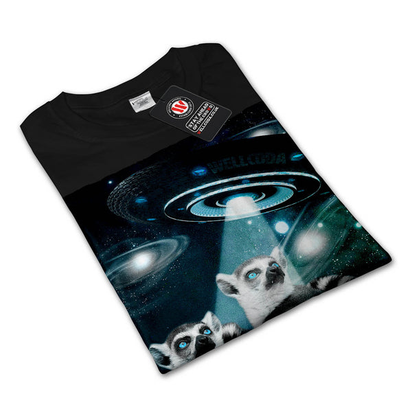 Lemur Spacecraft Mens Long Sleeve T-Shirt