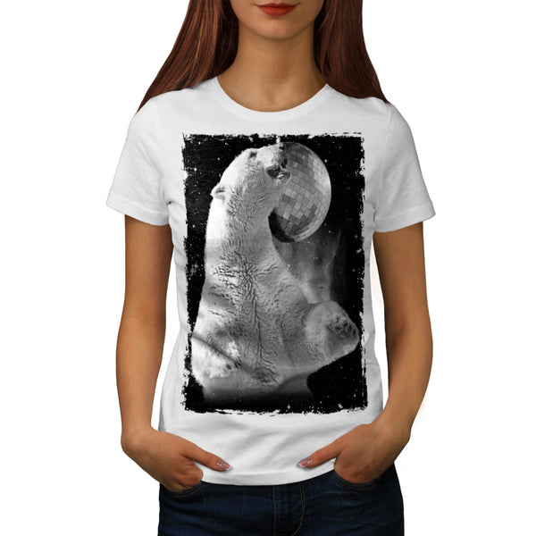 Polar Bear Disco Womens T-Shirt