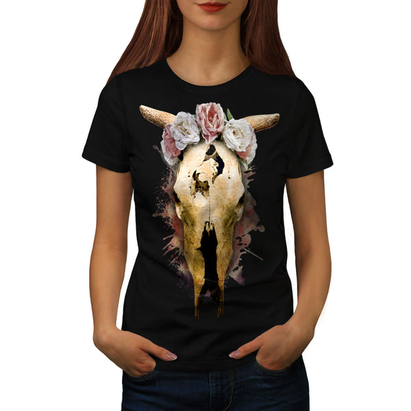 Skull Beast War Art Womens T-Shirt