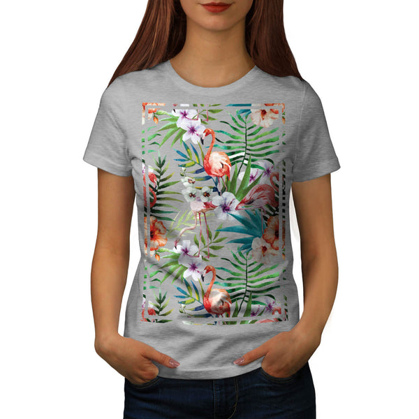 Flamingo Bird Habitat Womens T-Shirt