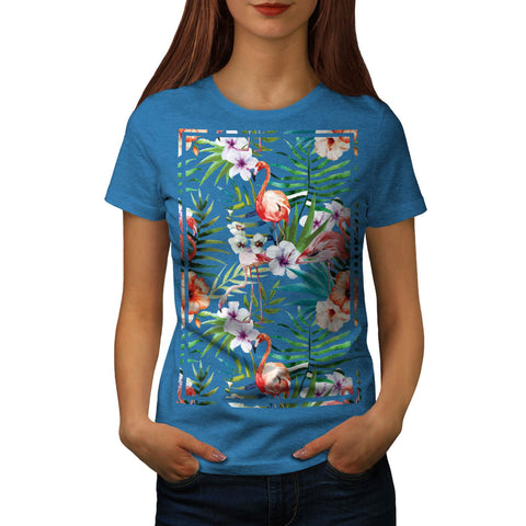 Flamingo Bird Habitat Womens T-Shirt