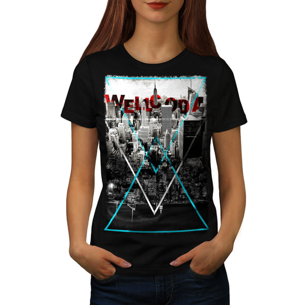 City Life Triangle Womens T-Shirt