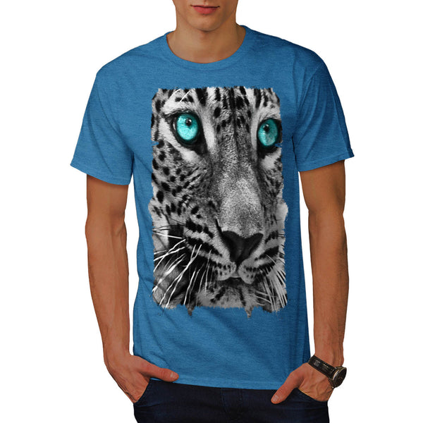 Cheetah Face Look Mens T-Shirt