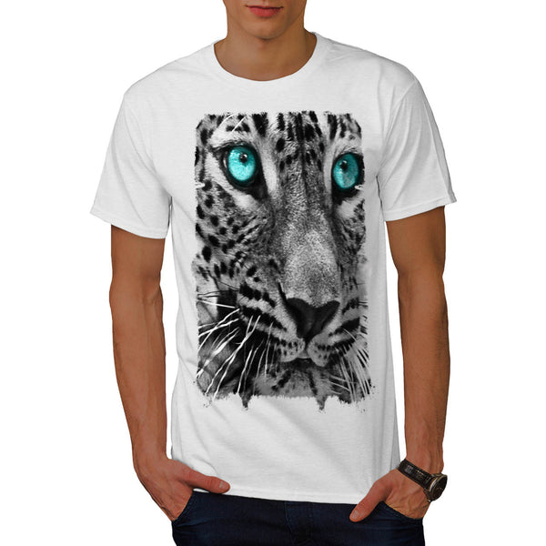 Cheetah Face Look Mens T-Shirt