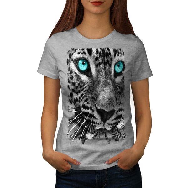 Cheetah Face Look Womens T-Shirt