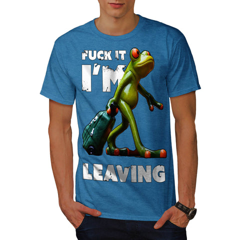 I'm Leaving Frog Mens T-Shirt