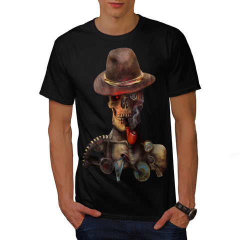 Skull Body Hipster Mens T-Shirt