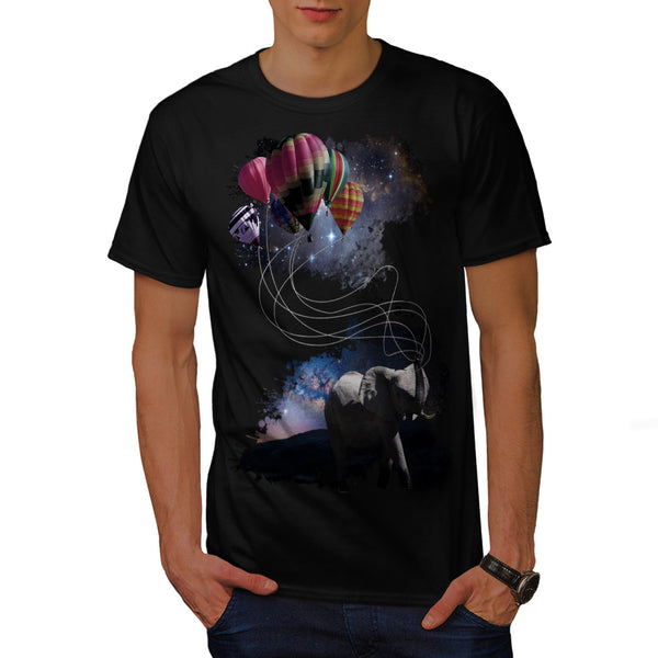 Dreaming Elephant Mens T-Shirt