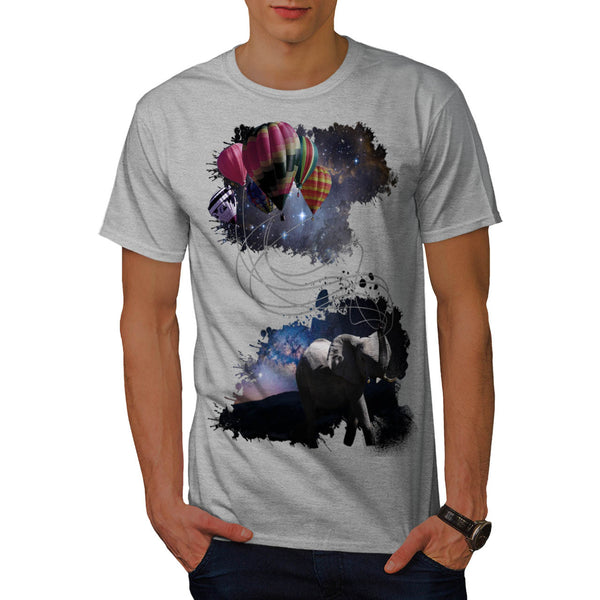 Dreaming Elephant Mens T-Shirt