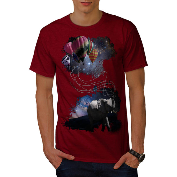 Dreaming Elephant Mens T-Shirt