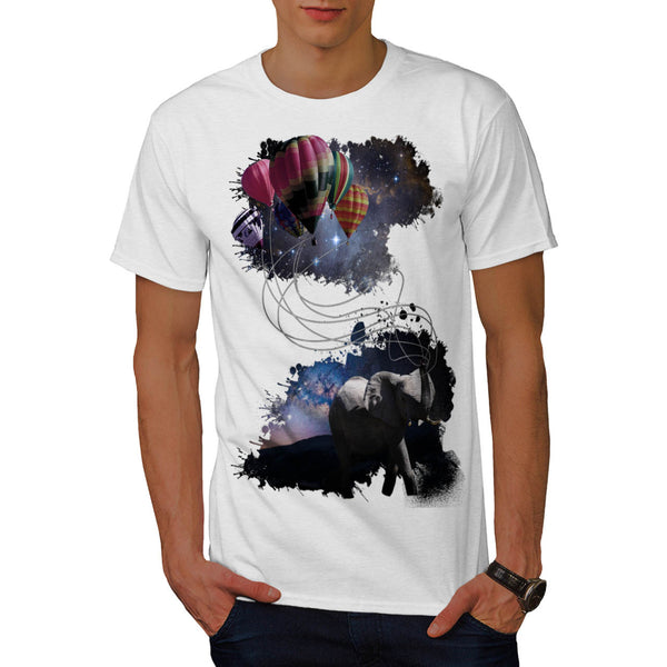 Dreaming Elephant Mens T-Shirt