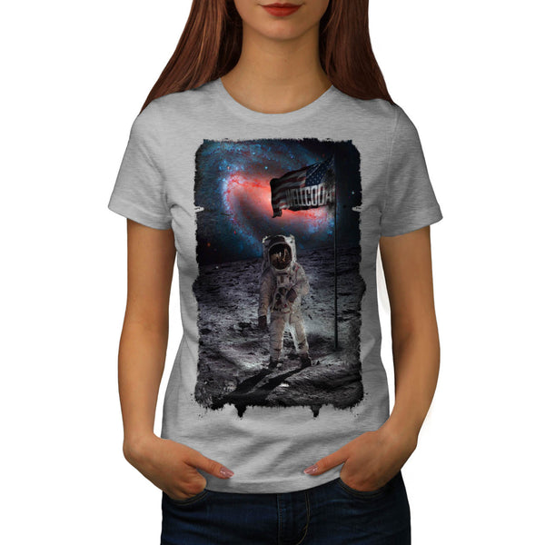 Open Space Astronaut Womens T-Shirt