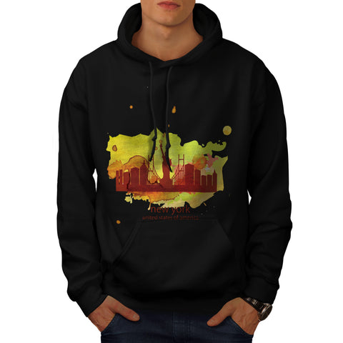 New York City NYC USA Mens Hoodie