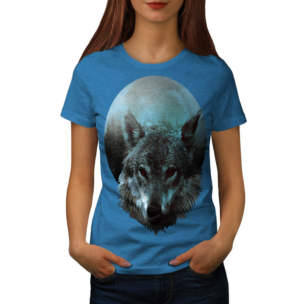 Wolf Moon Light Hunt Womens T-Shirt