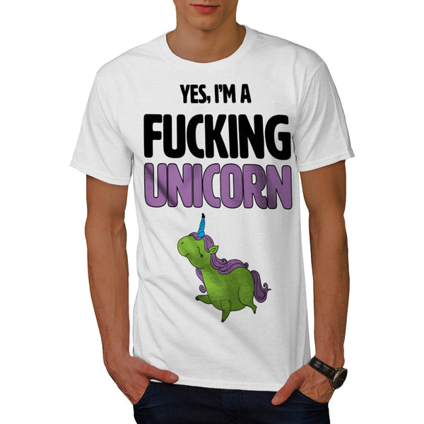Yes I Am A Unicorn Mens T-Shirt